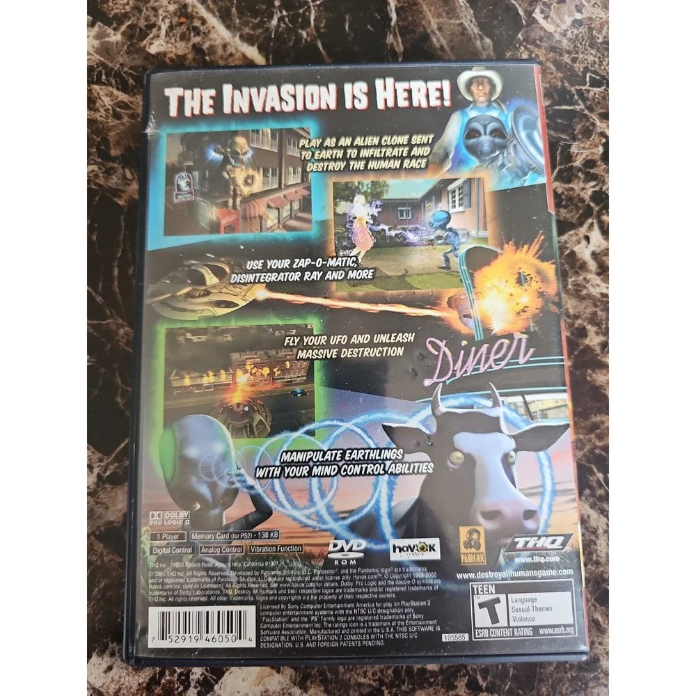 Destroy All Humans (Sony PlayStation 2, 2005)